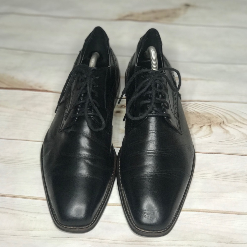 Men’s Steve Madden 9.5 Black Mooney Oxfords
